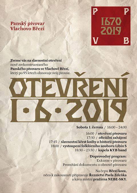 VBřezí otevření pivovaru