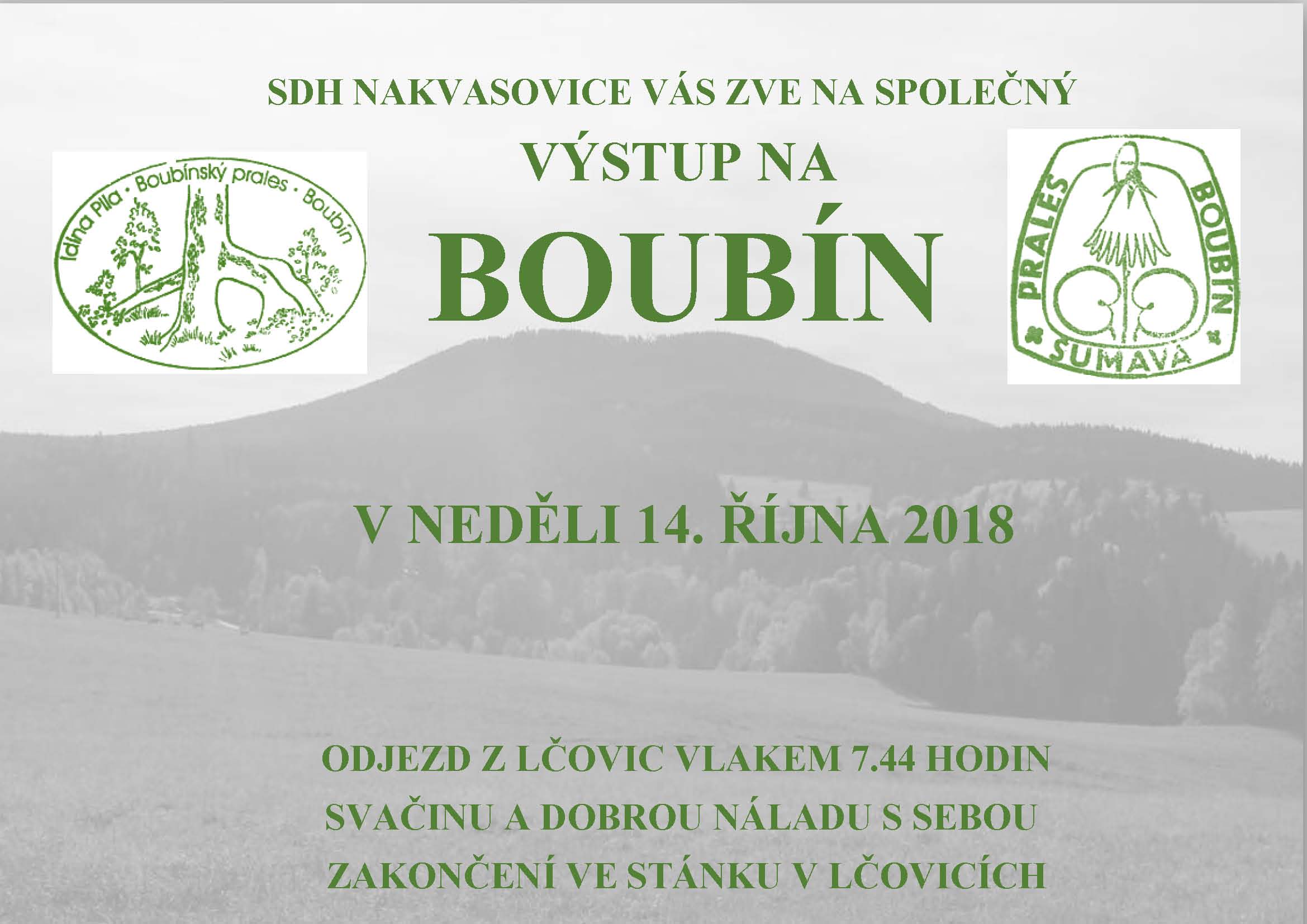 boubin vylet