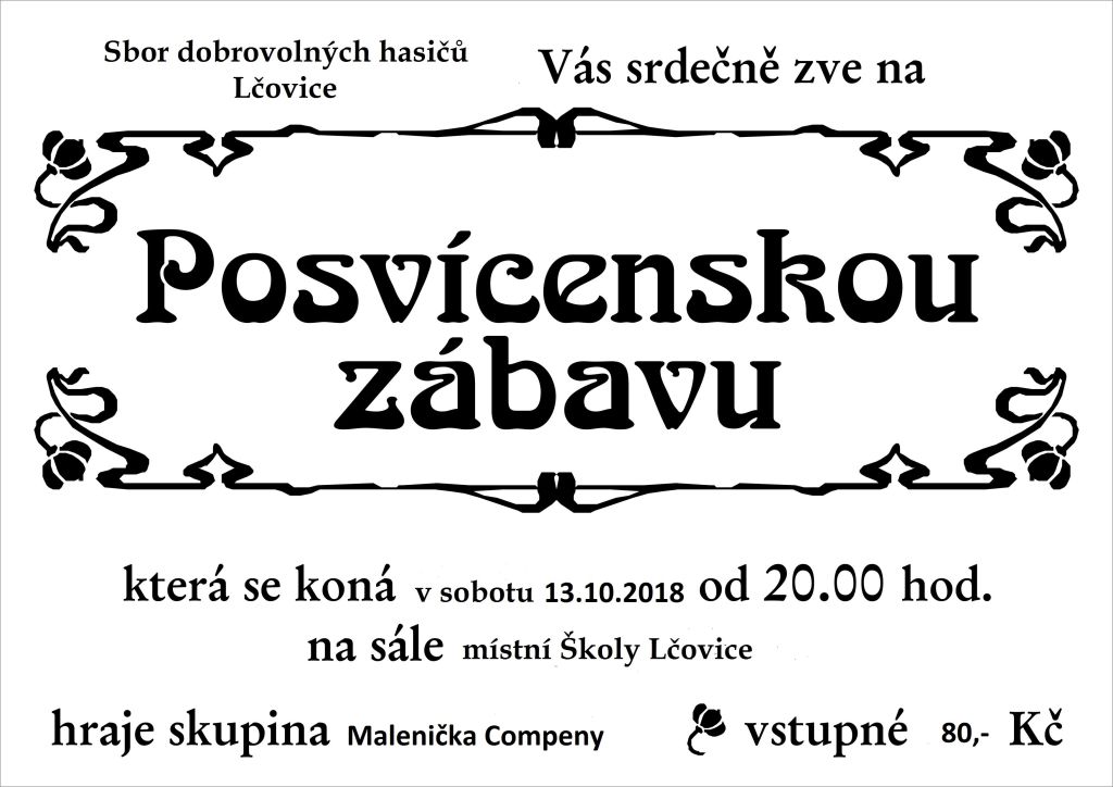 lčovice plakát