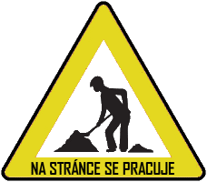 na strance se pracuje
